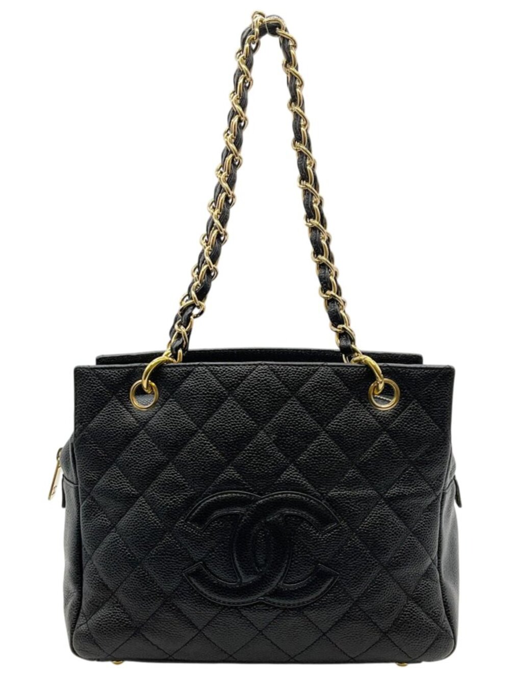 Chanel Black Caviar Petite Timeless Tote